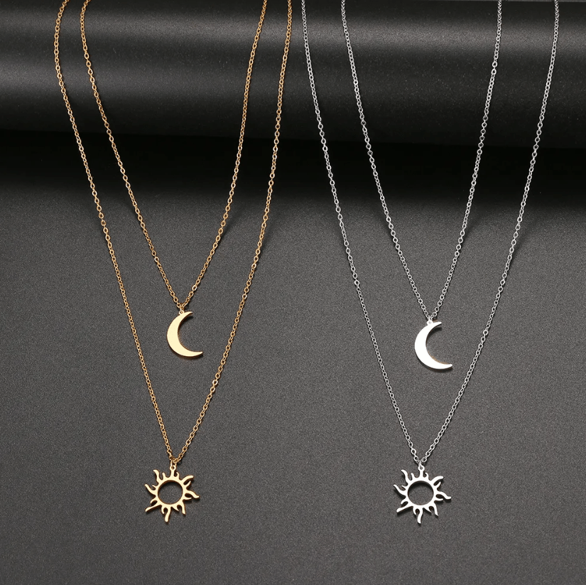 Collier Étoile, Soleil et Lune