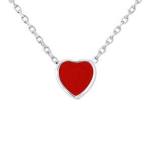 Collier Coeur Rouge