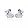 Boucles d’Oreilles Clous Cygne