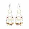 Boucles d’Oreilles Étoile Bohème – Acier 316L & Gemmes