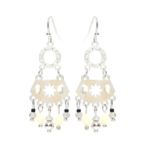 Boucles d’Oreilles Étoile Éthérée – Acier 316L & Gemmes