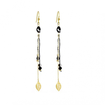 Boucles d’oreilles Pendantes – Acier inoxydable Gemmes