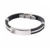 Bracelet Homme Cuir & Acier