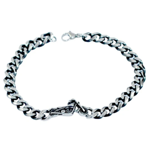 Bracelet Homme – Gourmette Acier Inoxydable Moto