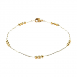 Bracelet Perlé Léa – Acier Inoxydable Doré
