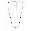 Collier Arbre de Vie – Perles Bleues & Acier Inoxydable