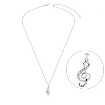 Collier Clé de Sol – Argent 925