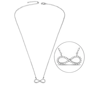 Collier Infini en Argent 925 – Symbole d’Éternité