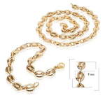 Parure Homme – Grains de Café Dorés