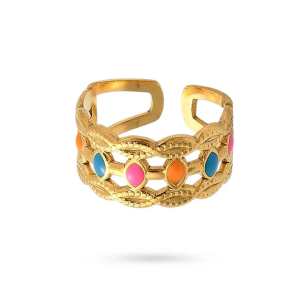 Bague Réglable Bohèmes – Acier Inoxydable