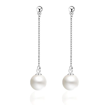 Boucles d’Oreilles Argent et Perles