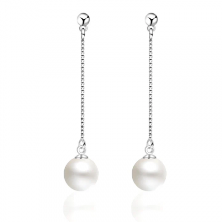 Boucles d’Oreilles Argent et Perles