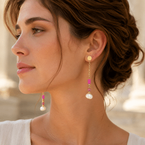 Des boucles à la fois lumineuses, solaires et pleines de caractère.