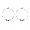 Boucles d’oreilles Créoles – Agate