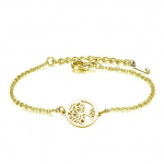 Bracelet Arbre de Vie Doré – Acier Inoxydable