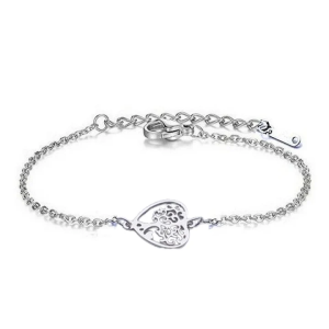 Bracelet Femme – Arbre de Vie Argenté