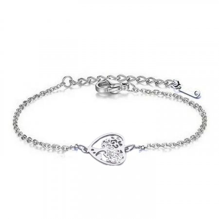 Bracelet Femme – Arbre de Vie Argenté