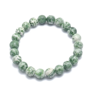 Bracelet Femme – Jaspe Verte Naturelle