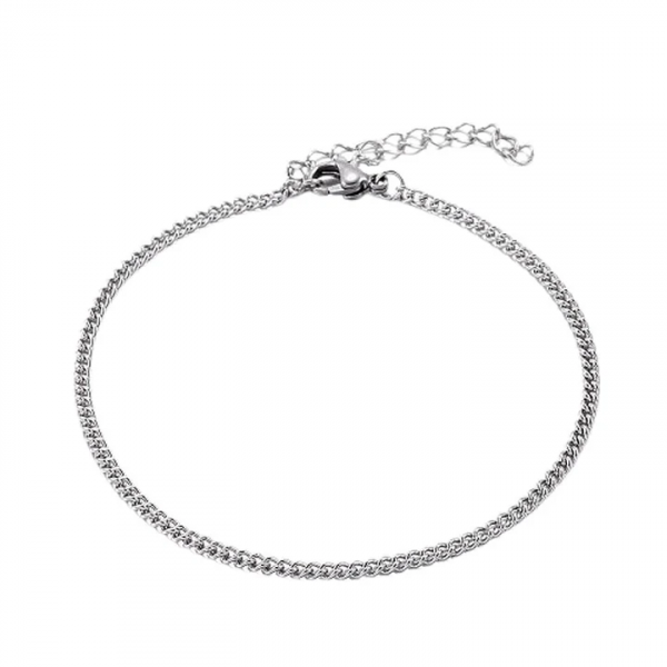 Bracelet Maille Gourmette – Acier Inoxydable