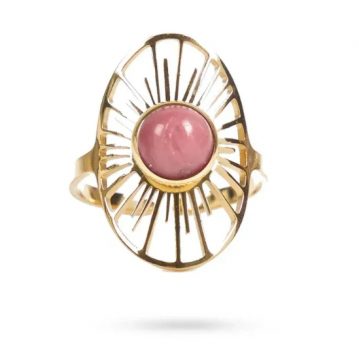 Bague Soleil Rhodonite