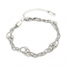 Bracelet Élégance Tressée Acier Argenté