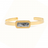 Bracelet Jonc Pierre Naturelle Labradorite