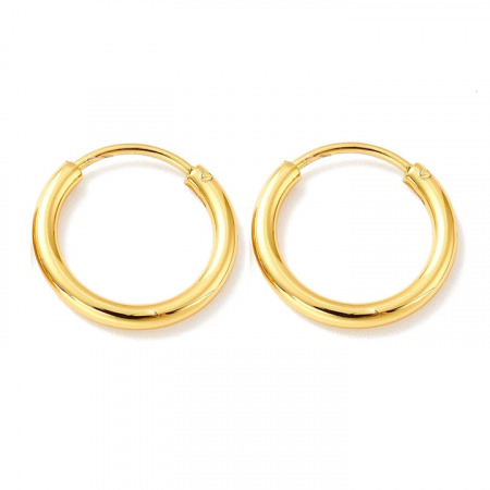 Boucles d’oreilles femme – Créoles doré 1,5 cm