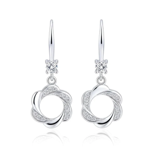 Boucles d’Oreilles Tombantes Argent 925