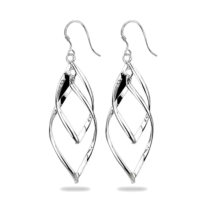 Boucles d’Oreilles Tombantes en Argent 925