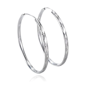 Boucles d’Oreilles Créoles Argent 925