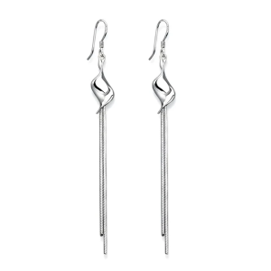 Boucles d’Oreilles Tombantes Argent 925 et Zirconiums