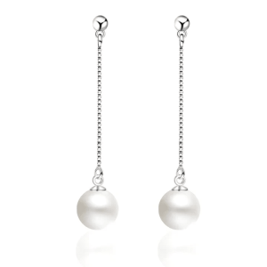 Boucles d’Oreilles Tombantes Perle