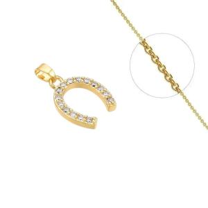 Collier pendentif fer à cheval