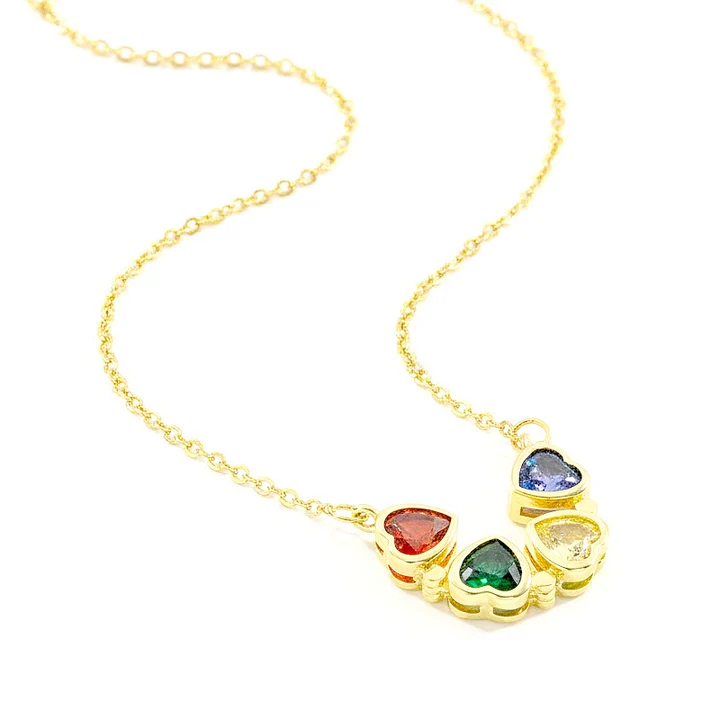 Collier Trèfle à Quatre Coeurs Collier trèfle à quatre cœurs