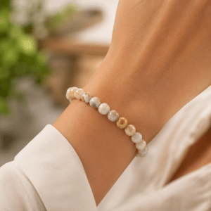 Bracelet Femme Pierres Naturelles Corail