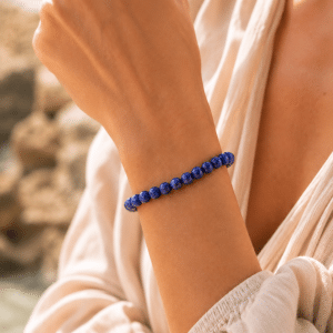 Bracelet en Lapis Lazuli – Pierre Naturelle