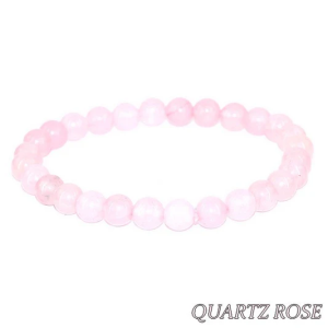 Bracelet en Quartz Rose – Pierre Naturelle