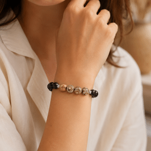 Bracelet en Agate Naturelle 8 mm