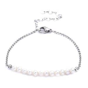 Bracelet de perles naturelles de 6 mm, longueur 19 + 5 cm
